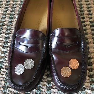 G.H. Bass Cordovan Whitney Weejuns w/ pennies